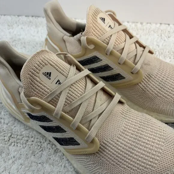 Adidas Womens Ultraboost 20 Parley Sz 9 Beige Pink Running Shoe Sneaker FW5667 - Picture 9 of 12
